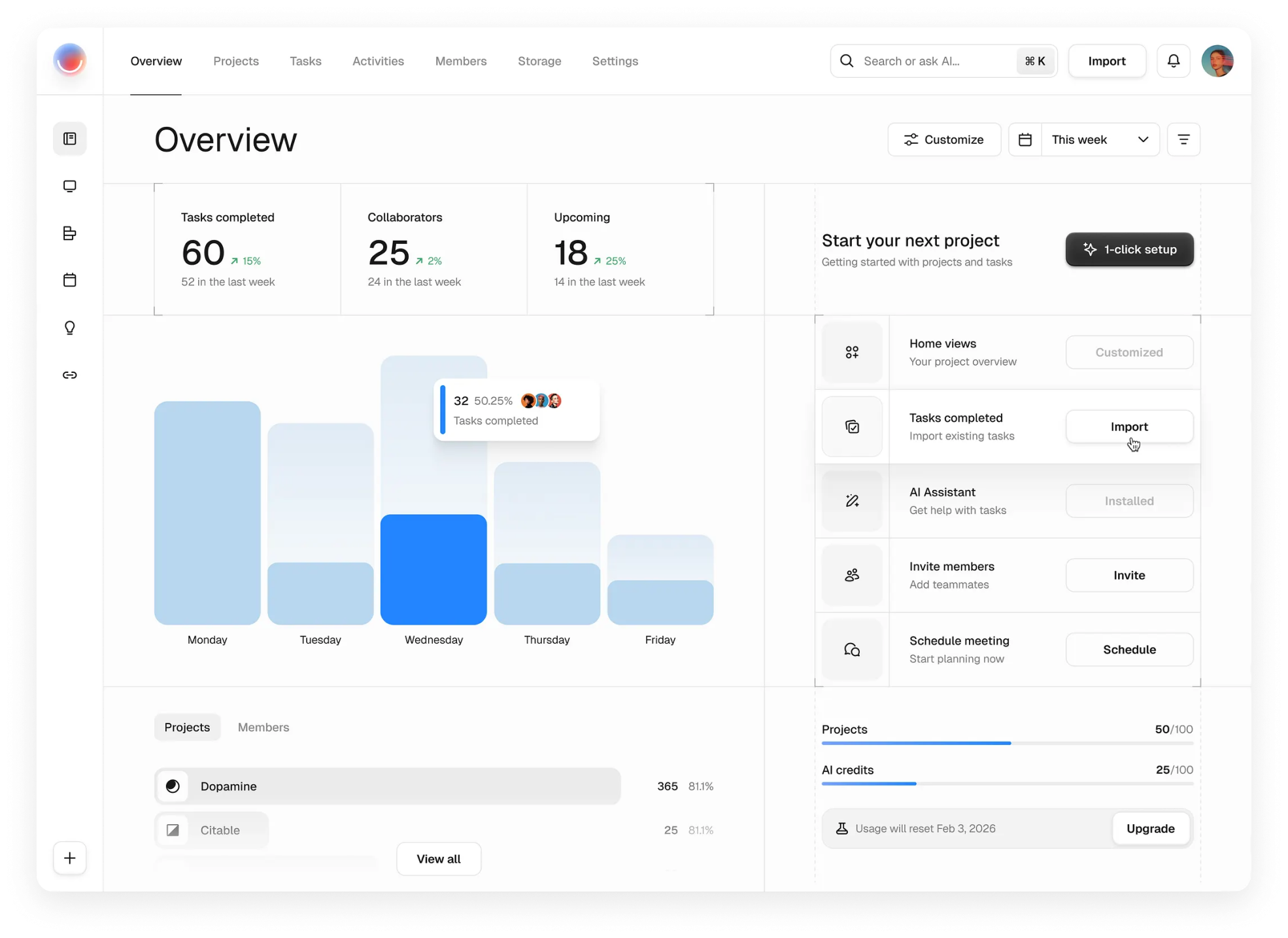 Tiide app dashboard showing server-side tracking analytics